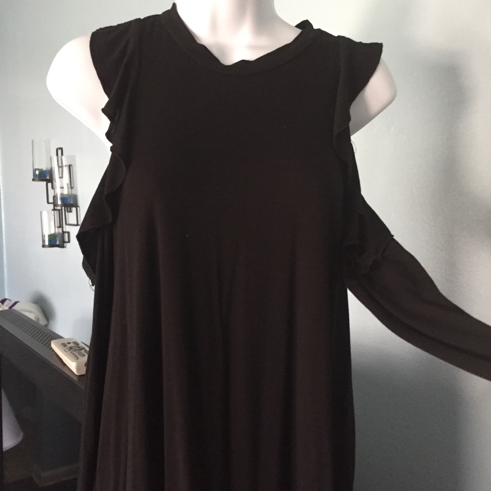 Élan Black Swing long sleeve Dress - Picture 3 of 8